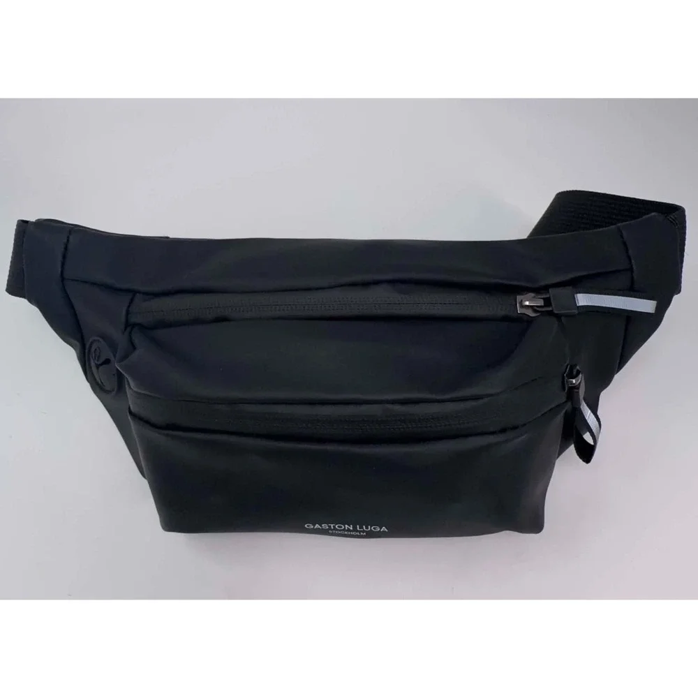 NEW Gaston Luga Stockholm Splash Waterproof Sling Bag Black Crossbody Techwear